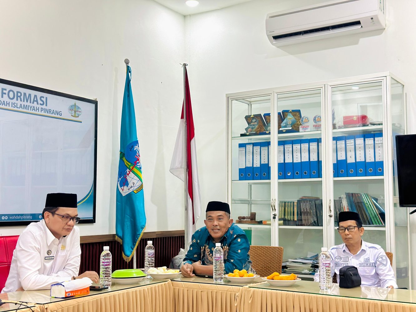 Perkuat Sinergi Keumatan, Kemenag Pinrang Silaturrahim ke Markas Wahdah Islamiyah
