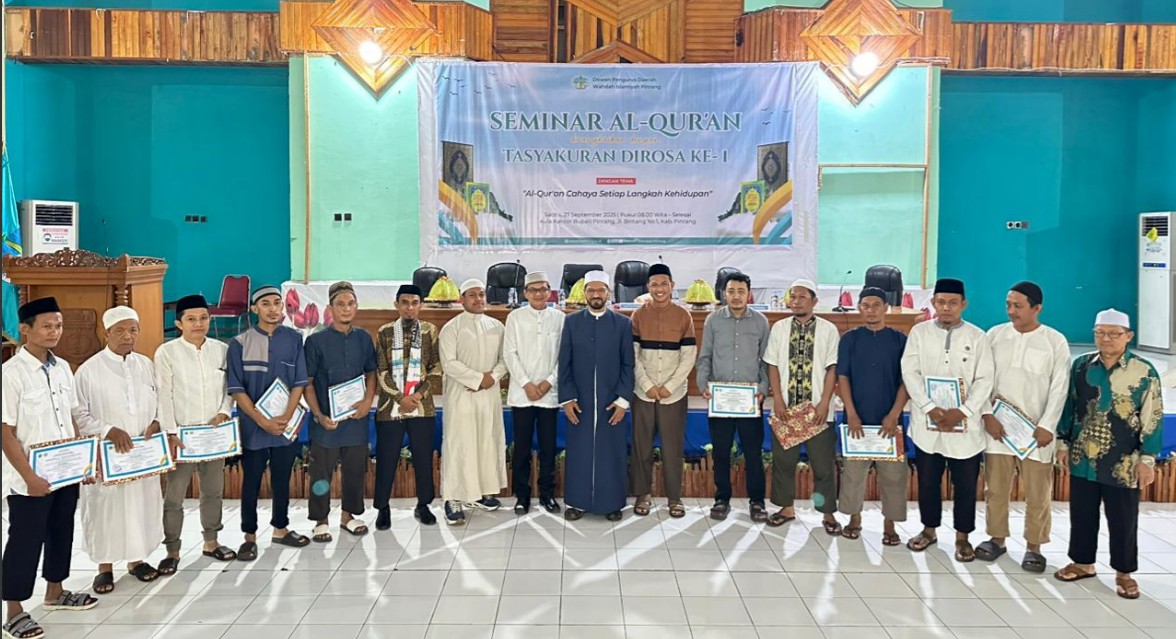 Hadiri Tasyakuran Dirosa Perdana, Kepala Kemenag Pinrang Apresiasi Kontribusi Wahdah Islamiyah Berantas Buta Aksara Al-Qur’an