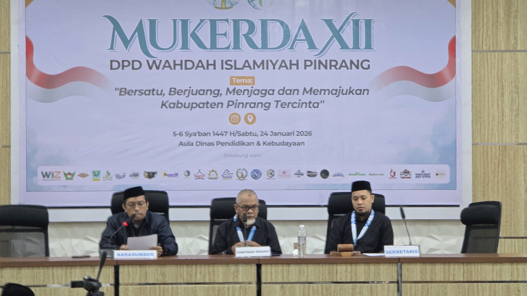Wahdah Pinrang Gelar Mukerda XII: Fokus Cetak Dai dan Kuatkan Ekonomi