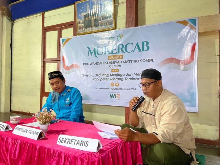 Wahdah Islamiyah Pinrang Perkuat Konsolidasi di Wilayah III, Serukan Semangat ‘Berjalan Bersama’ dalam Dakwah